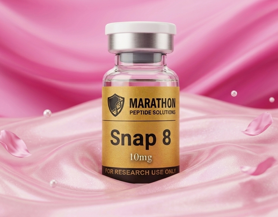 SNAP 8 research compound vial