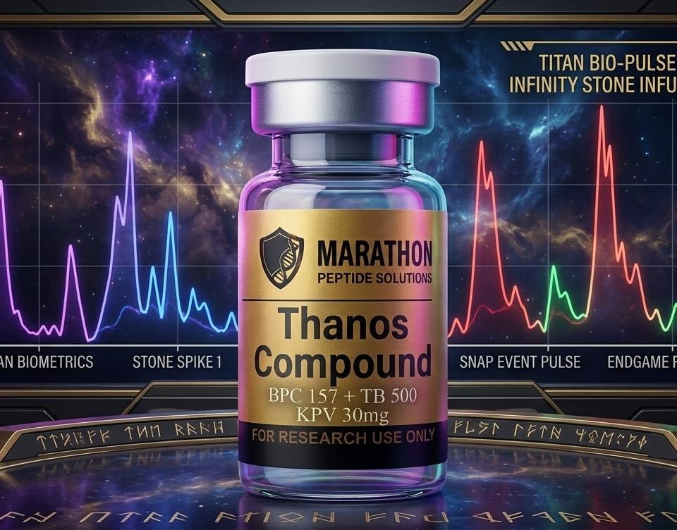 Thanos Compound ( BPC 157 + TB 500 + KPV ) research compound vial, photo 1 of 2