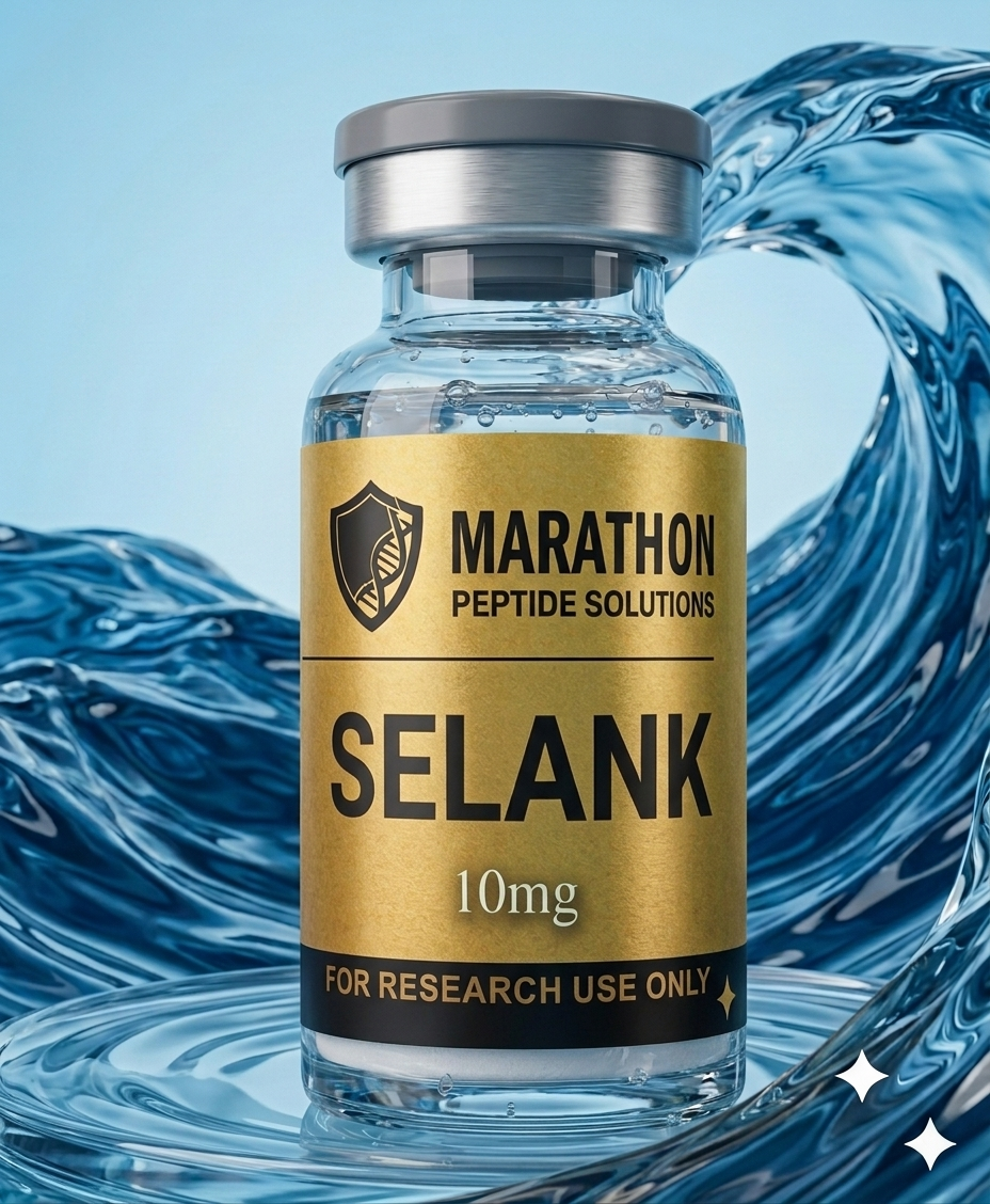 Selank research compound vial, photo 1 of 2