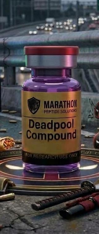 DeadPool Compound ( BPC 157 + TB 500 + CARTALAX ) research compound vial