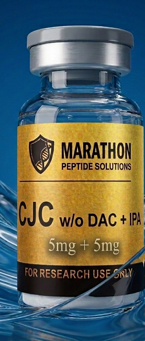 CJC w/o DAC + IPA research compound vial