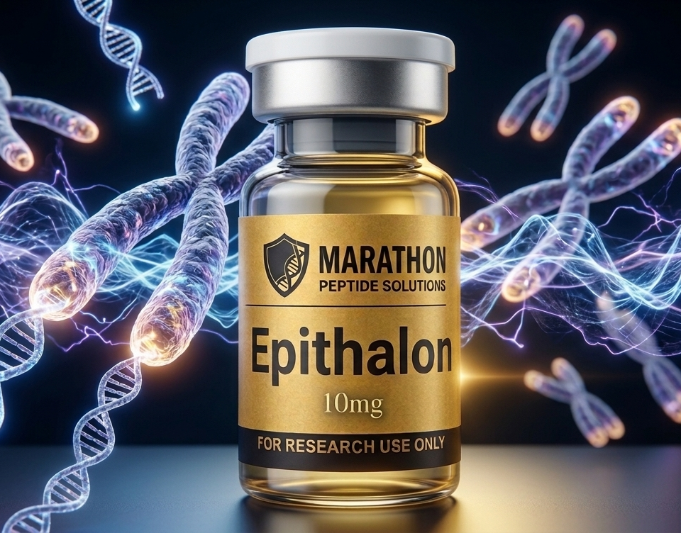 Epithalon research compound vial